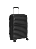 D&N Travel Line 4500+ - 4-Rollen-Trolley M 65 cm erw. (black) in schwarz