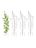 relaxdays 4 x Rankgitter "Blatt" in Braun - (B)30 x (H)100 cm