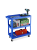 relaxdays Werkstattwagen in Blau - (B)78 x (H)76 x (T)35 cm