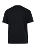 Men Plus Kurzarm T-Shirt in schwarz