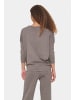 SAINT TROPEZ Strickpullover A2561, Casual fit in Iron Melange