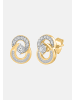 Diamant Exquis Ohrringe aus 375 Gelbgold mit Diamant