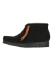 Clarks Schnürschuhe Wallabee Boot. Black Sde in 1219 Black Sde
