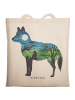 Mr. & Mrs. Panda Tote Bag Fuchs Landschaft mit Spruch in Bunt
