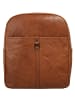 SPIKES & SPARROW Rucksack echt Leder in cognac
