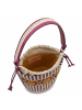 Oilily Metallic Stripe Beuteltasche 19 cm mauve orchid