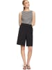 Zero  Basic Shirt mit U-Boot-Ausschnitt in Black/White