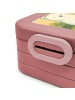 Mr. & Mrs. Panda MEPAL Bentobox Eisbär Faul Design mit Spruch in Rot Pastell