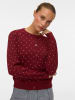 Vero Moda Strickjacke in Syrah