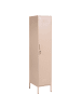 Beliani Büroschrank FROME in Beige - (W) 38 x (H) 185 x (L) 50 cm