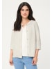 Olsen Strickcardigan in White Silk