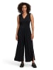 CARTOON Jumpsuit mit weitem Bein in Schwarz