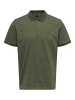 Only&Sons Poloshirt aus Baumwolle Klassisches Kurzarm Polohemd in Olive