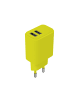 Setty Setty Ladegerät 2x USB 2,4A LSIM-AA-1211 Lime