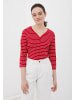 Finn Flare Langarmshirt Streifen in red