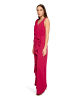 Vera Mont Jumpsuit mit Volant in Dark Raspberry