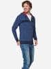 KOROSHI Sweatshirt Jacke in blau