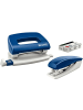 Leitz Schreibtisch-Set Heftgerät+Locher blau