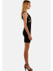 TOOCHE Kleid "X-Gold" in schwarz