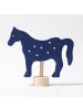 Grimm's Steckfigur Pferd ab 1 Jahr in blau