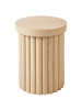 Beliani Beistelltisch GENOLA in Braun - (W) 40 x (H) 49 x (L) 40 cm