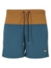 Urban Classics Beachwear - Bottoms in teal/toffee