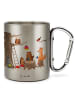 Mr. & Mrs. Panda Tasse Waldtiere Picknick ohne Spruch in Silber