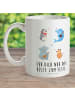 Mr. & Mrs. Panda Kaffeetasse Big Einheit mit Spruch in Weiß