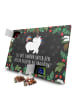 Mr. & Mrs. Panda Advents-Teekalender Einhorn Stolzieren mit Spruch in Kreidetafel