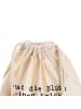 Mr. & Mrs. Panda gym tasche Hat die Blume einen... mit Spruch in Creme