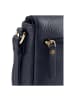 Lazarotti Bologna Leather Crossbody Umhängetasche Leder 25 cm in navy