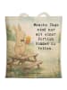 Mr. & Mrs. Panda Shopper-Tasche Hase Pommes Design mit Spruch in Weiß
