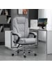 Vinsetto Bürostuhl mit Massagefunktion-72L x 67B x 111-119H cm-Grau