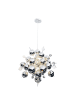 näve Pendelleuchte "EXPLOSION" in chrome - (L)65 cm x (B)65 cm x (H)193 cm