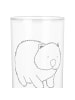 Mr. & Mrs. Panda Trinkglas Wombat mit Spruch in Transparent