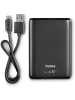 Hama Powerbank Slim 5HD 5000mAh externer Akku 1x USB A tragbares Ladegerät black