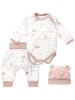 Baby Sweets 3tlg Set Body + Hose + Mütze Lieblingsstücke in beige creme