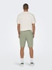 Only&Sons Leichte Stoff Shorts Bermuda Hose ONSLINUS in Grün