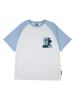HOMEBOY HOMEBOY T-Shirts in white/pool blue