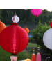 MARELIDA LED Lampion Batteriebetrieb D: 30cm in rot