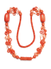 collezione alessandro Lange Kette " Zilly " in orange