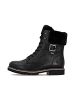 remonte SHOES "Schnürstiefel" in schwarz