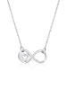 Elli Halskette 925 Sterling Silber Herz, Infinity in Silber