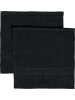 REDBEST Frottier Seiftuch 2er-Pack Chicago in schwarz