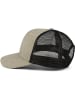 styleBREAKER Snapback Cap in Braun meliert / Schwarz