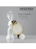 Oozoo Analog-Armbanduhr Oozoo Timepieces beige, schwarz groß (ca. 43mm)