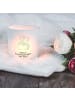 Mr. & Mrs. Panda Teelichthalter Glas Pinguin Bester Kuschelpartn... in Transparent