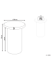 Beliani Beistelltisch CAMPTI in Weiß - (W) 30 x (H) 40 x (L) 30 cm