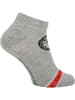 Carlo Colucci Sneakersocken Centaro in Grau