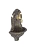 relaxdays Wandbrunnen in Schwarz - (B)24,5x (H)40 x (T)13 cm
